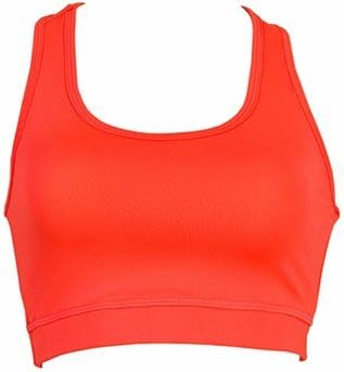 Abundant Life Yoga Tank Tops for Women Premium Athletic Sports Bra Activewear (Medium, Orange (TP009))