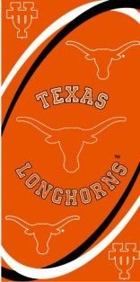 Texas Longhorns Fiber Reactive Pool/Beach/Bath Towel (Team Color)