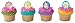 Disney Tinkerbell Cupcake Rings - set of 12