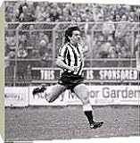 Box Canvas Print of Charlton Athletic v Newcastle United Football 1984 from Mirror Photos