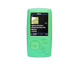 Premium Green Silicone Skin for Sony Walkman NWZ - A815 / A816 / A818 Series with Armband and Belt Clip