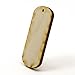 Mylittlewoodshop - Pkg of 12 - Dog Tag - 2-3/8 inches by 1 inch with 1 2mm hole and 1/8 inch thick unfinished wood(LC-DOGT02-12)