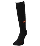 AND1 (アンドワン) High-Supporting Knee Hi Socks (ハイサポーティング・ニー・ハイ・ソックス) 黒/オレンジ