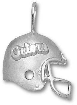Logo Art Florida Gators Sterling Silver Helmet Pendant