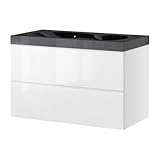 GODMORGON/ BREDVIKEN 洗面台（引き出し×2） M65 / ホワイト[イケア]IKEA（S99879613）