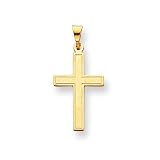 14k Polished Cross Pendant