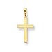14k Polished Cross Pendant