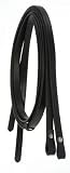 Silver Royal Show Reins - Black