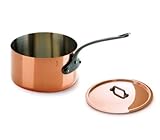 IMAGE OF Mauviel Copper M'150C 3.6 quart Sauce Pan with Lid