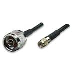 10 ft. N-Type Male to RP-SMA Male CFD200 Antenna Cable, Intellinet 522144