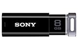 SONY ノックスライド式USBメモリー ポケットビット 8GB ブラック キャップレス USM8GP B