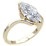 2 Carat Diamond Ring - TQW10333ZCB T12 7.2 Carat Marquise Diamond Engagement Ring