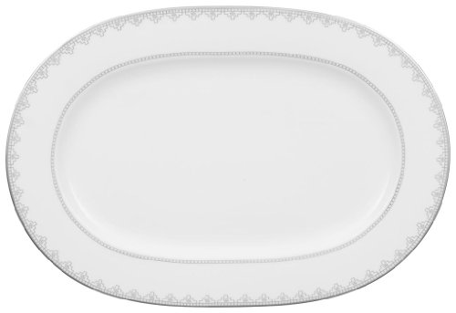 Villeroy & Boch White Lace Platte oval 34&nbsp;cm Preisvergleich
