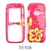HAWAIIAN FLOWER on RED snap on hard case faceplate for LG Ux260 Lx260 Rumor Scoop (many other designs available!)