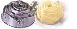 Rose Bundt pan 8-1/2 Stick Coating