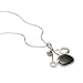 Fossil Damen-Collier Edelstahl mit Rauchquarz, Perle und Glassteinen 45 cm JF85558040
