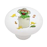 Sesame Street Oscar the Grouch Decorative Ceramic Drawer Knob