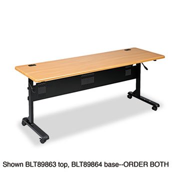New-BALT 89863 - Flipper Training Table Top, Rectangular, 72w x 24d, Teak - BLT89863