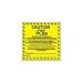 Hazardous Waste Vinyl Labels - Caution Contains PcbS