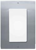 115 Outdoor Light Wall Fixture in Stainless Steel & Opal Glass