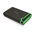 Transcend CMP-STOR43-500 Hard Disk Portatile 2.5", 500 Gb, USB 3.0, Alloggiamento Antiurto, Nero/Antracite