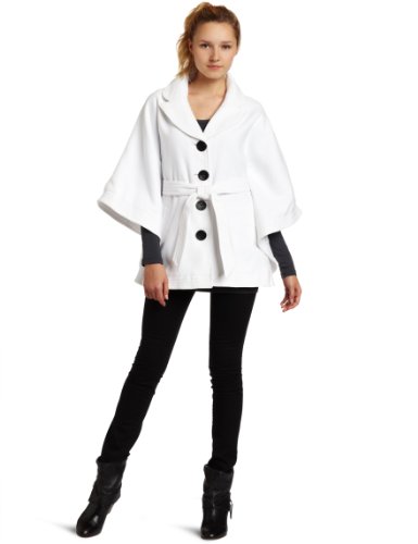 My Michelle Juniors Solid Cape Blazer