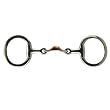 Coronet Quarter Moon Copper Eggbutt Snaffle Bit - 5"