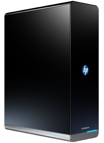 HP SimpleSave 1.5 TB USB 2.0 Desktop External Hard Drive HPBAAD0015HBK-NHSN (Gloss Black)