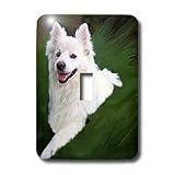 Dogs American Eskimo - American Eskimo - Light Switch Covers - single toggle switch
