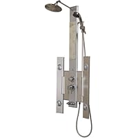PULSE Showerspas 1012 Hana Pre-plumbed Anodized Aluminum Shower System
