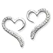 Sterling Silver w/ Swarovski Crystal Heart title=