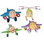 4-pc. Jay Jay the Jet Plane Diecast Set