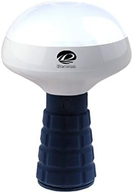 Haoran Ultra Bright Portable LED Lamp, Unique Mushroom shaped Flashlight, USB Rechargeable Kids Flashlight, Camping Lantern, Rescue Lantern, Nice Light for Reading, Camping, Emergencies - Dark Blue