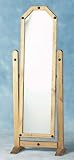 Full Length Mexican Distressed Pine Cheval Mirror