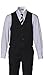 Boys Slim Fit Black Suit in Toddlers to Boys Sizing