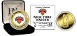 NEW YORK KNICKS 24KT Gold and Color Team Logo Coin