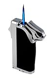 Eternity Dual Flame Lighter and Punch Cutter - Black