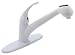 Tools & Hardware : Peerless P8550-WH White Pull-Out Spray Spout Kitchen Faucet