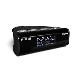 PURE Siesta DAB/FM Clock Radio - Black