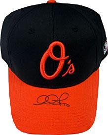 Adam Jones Autographed Baltimore Orioles Baseball Cap - Autographed MLB Helmets and Hats