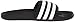adidas Men's Adilette Comfort Slides Sandals, Black/White, 8