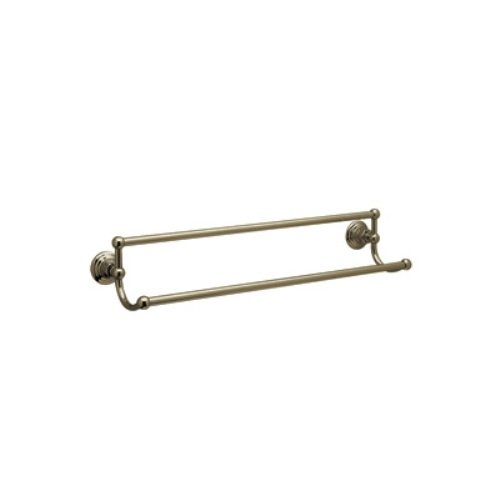 Rohl ROT20/24TCB 24-Inch Country Bath Double Towel Bar in Tuscan Brass