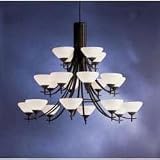 K-1861DBK Chandelier 20 Light Incandescent Olympia by Kichler #