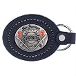 San Francisco Giants Large Leather/Pewter Key Ring - MLB Baseball Fan Shop Sports Team Merchandise