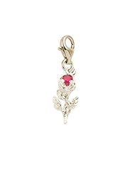 Rembrandt Charms Rose Charm with Lobster Clasp