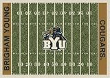 Brigham Young (BYU) Cougars 7 8 x 10 9 NCAA Home Field Area Rug