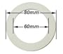 9 Cup Moka Replacement Gasket, 2 Gaskets
