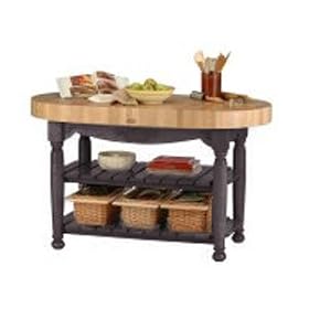 John Boos and Co. American Heritage Collection Eggplant Harvest Table 60x30x4-in. by John Boos