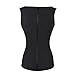 WONDER-BEAUTY Women's Waist Cincher Weight Loss Bustier and Corset Slimming Girdle Vest,Retro-3 Rows Hook&Eyes,XXXX-Large