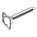 Kitchen Craft Italian Collection Ravioli Cutter with rolled satin finish handle, Square 63mm